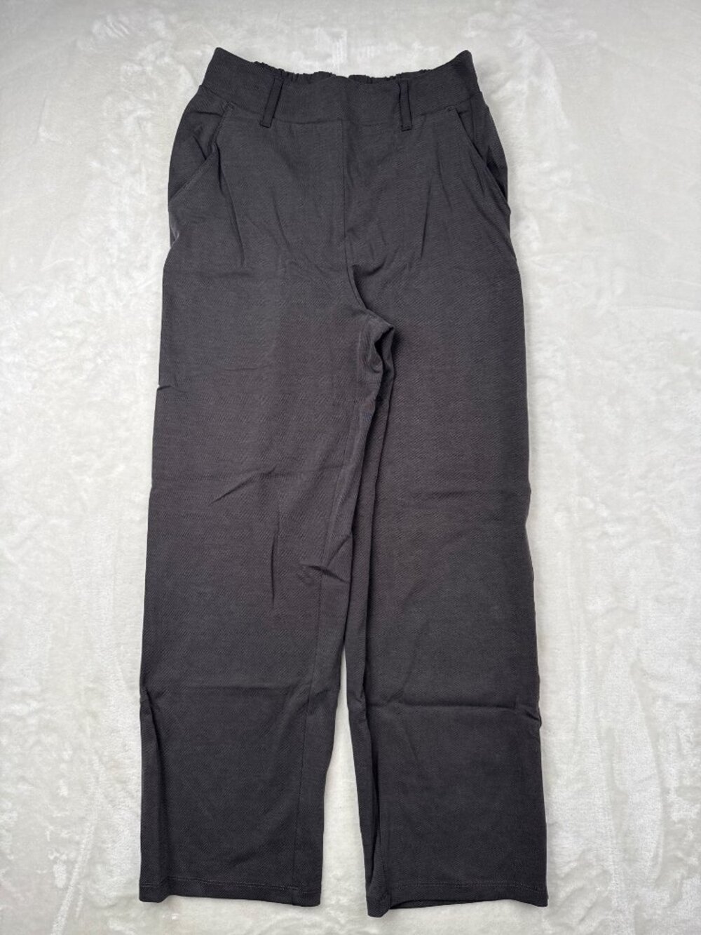 32 Degrees Cool Womens Charcoal Gray Stretch Elastic Waist Pants XS